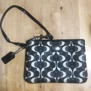 Clutch with Coach stamp